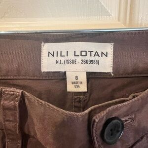 Nili Lotan Women's Brown Flare Jeans